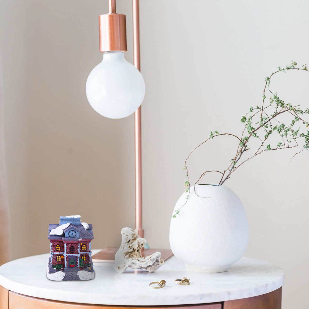 Resin Craft Ideas - Glowing Christmas House Ornament Premium Resin