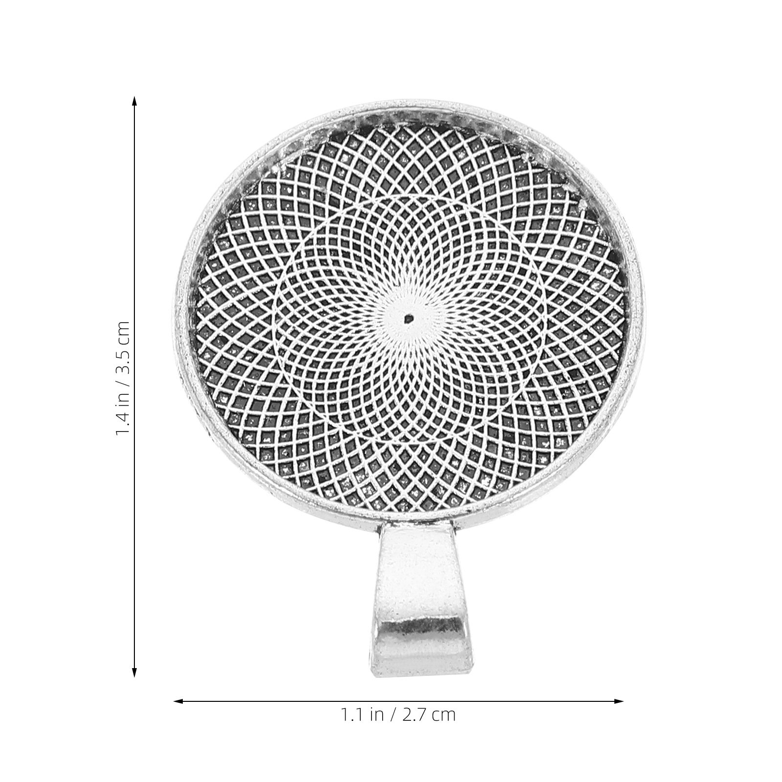 40Pcs Flat Round Bezel Pendant - Resin Crafts Diy ulasan dan harga