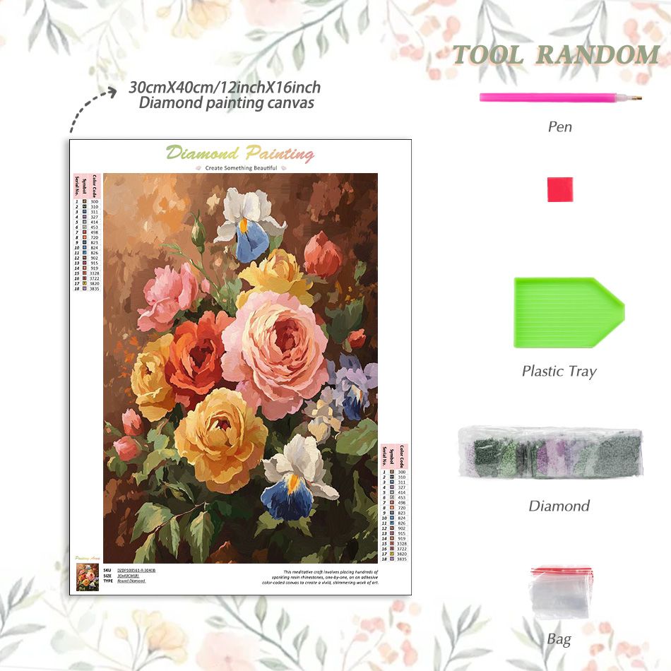 CHENISTORY Flower 5d Diamond P - Resin Craft Ideas ulasan dan harga