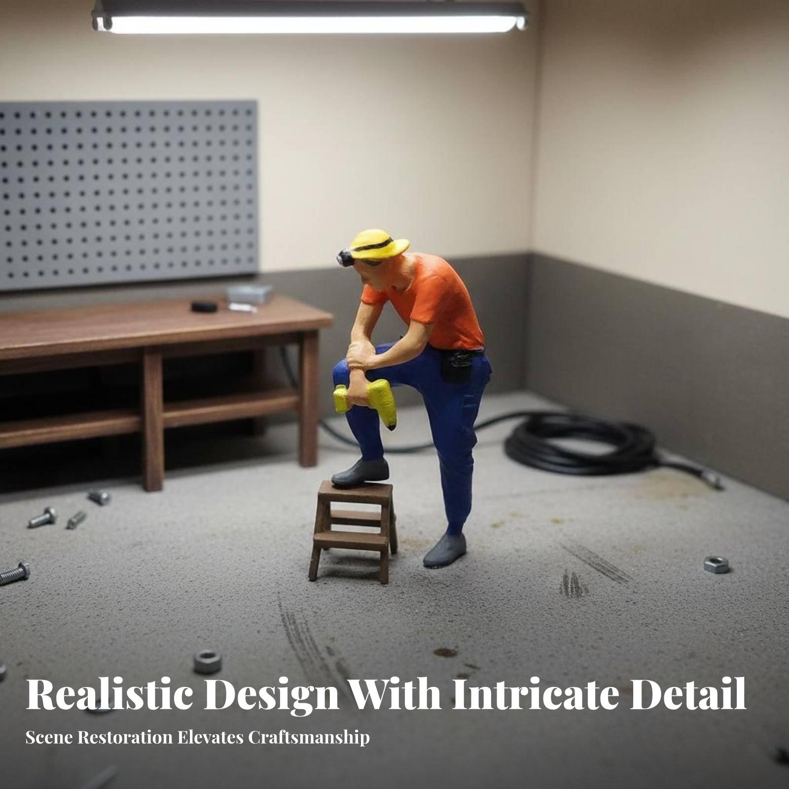 Hand Crafted Resin Repairman F - Resin Craft Workshop ulasan dan harga
