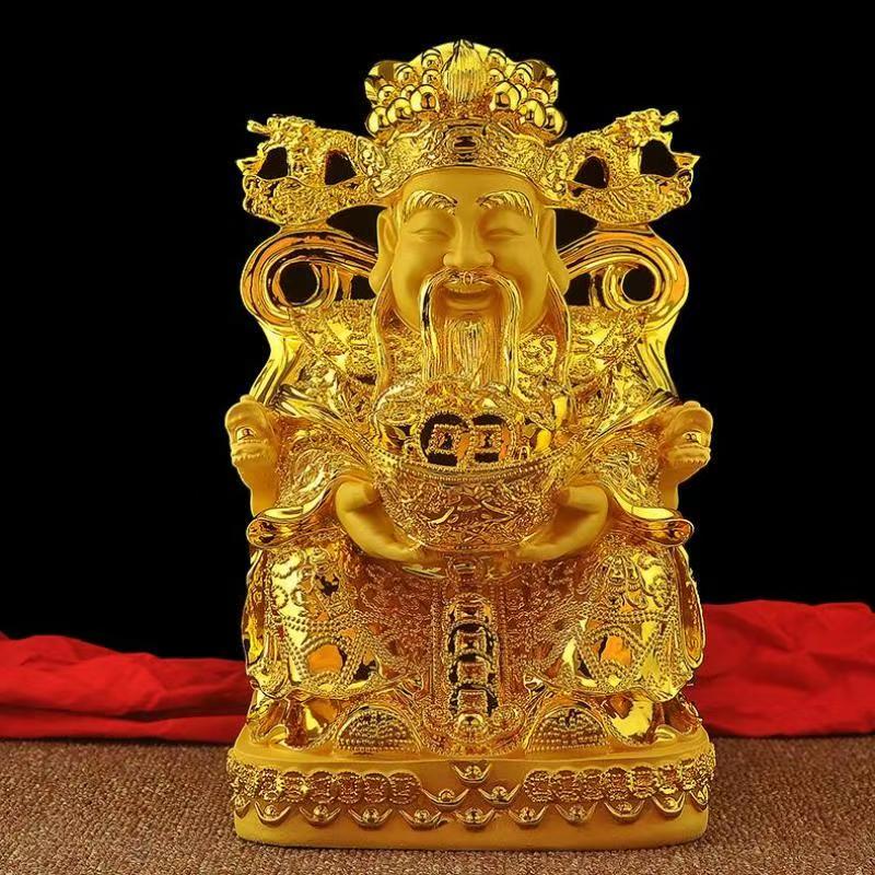 Feng Shui Gold God of Wealth L - Resin Crafts ulasan dan harga