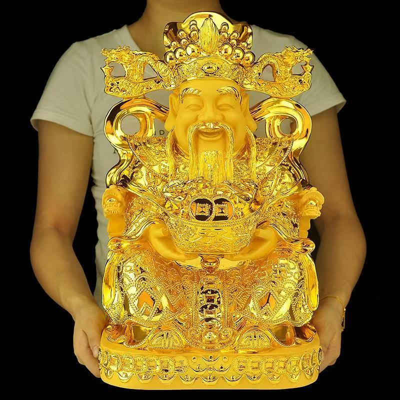 Feng Shui Gold God of Wealth L - Resin Crafts ulasan dan harga