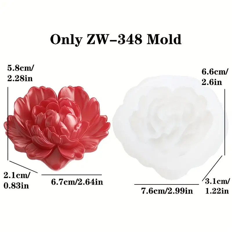 Red Silicone Mold for Lotus Sc - Resin Craft Ideas ulasan dan harga