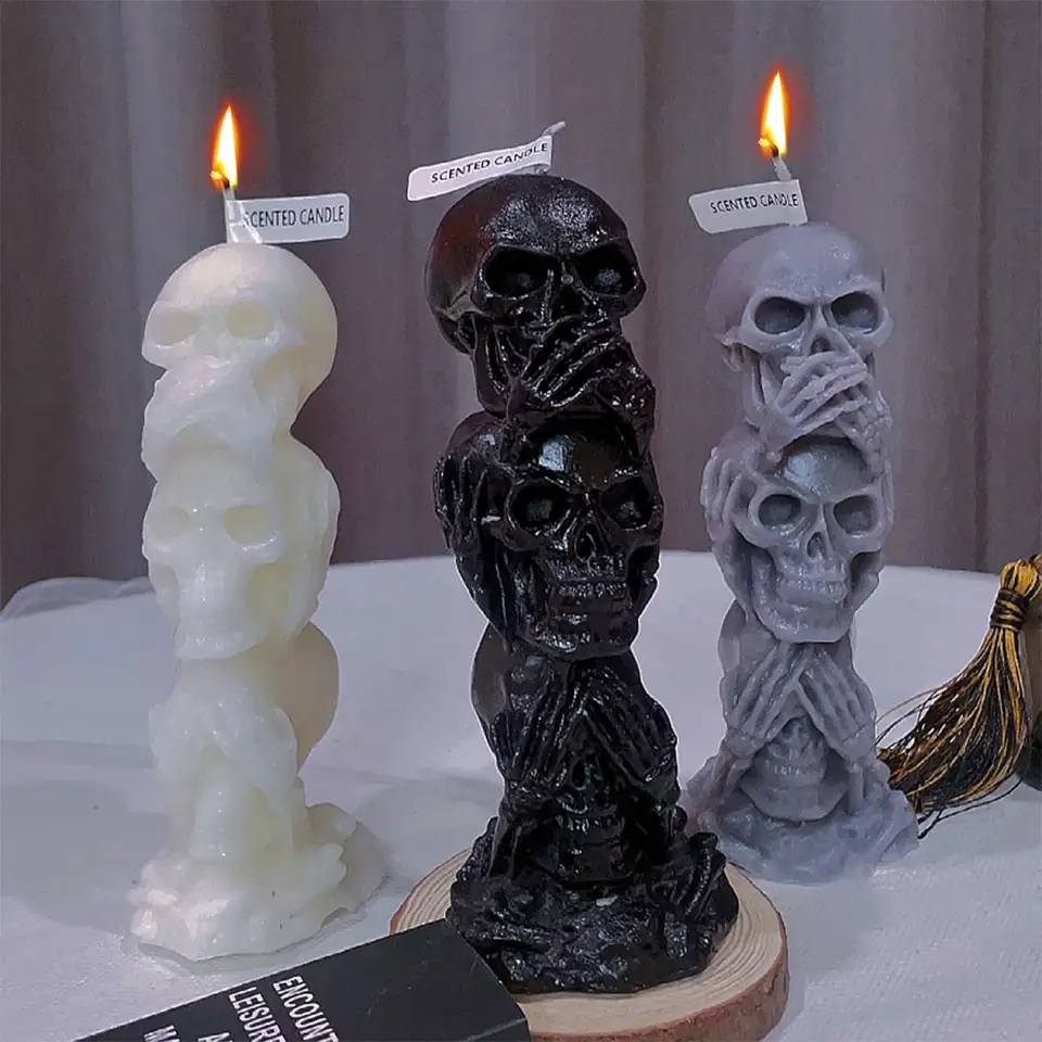 New Design 3D Skull Pumpkin Si - Resin Craft Ideas ulasan dan harga