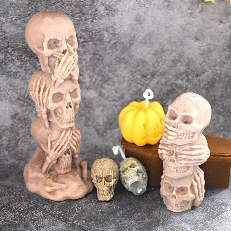 New Design 3D Skull Pumpkin Si - Resin Craft Ideas ulasan dan harga