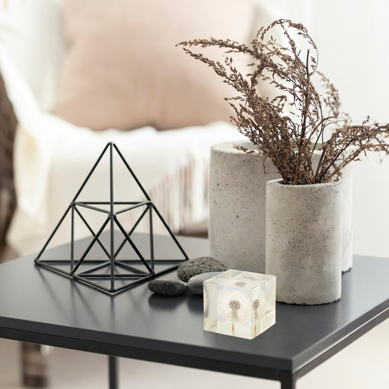Dandelion Cube Craft Crystal B - Resin Craft Ideas ulasan dan harga