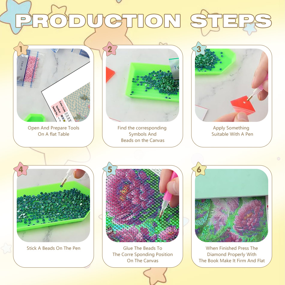 CHENISTORY Flower Diamond Pain - Resin Craft Ideas ulasan dan harga