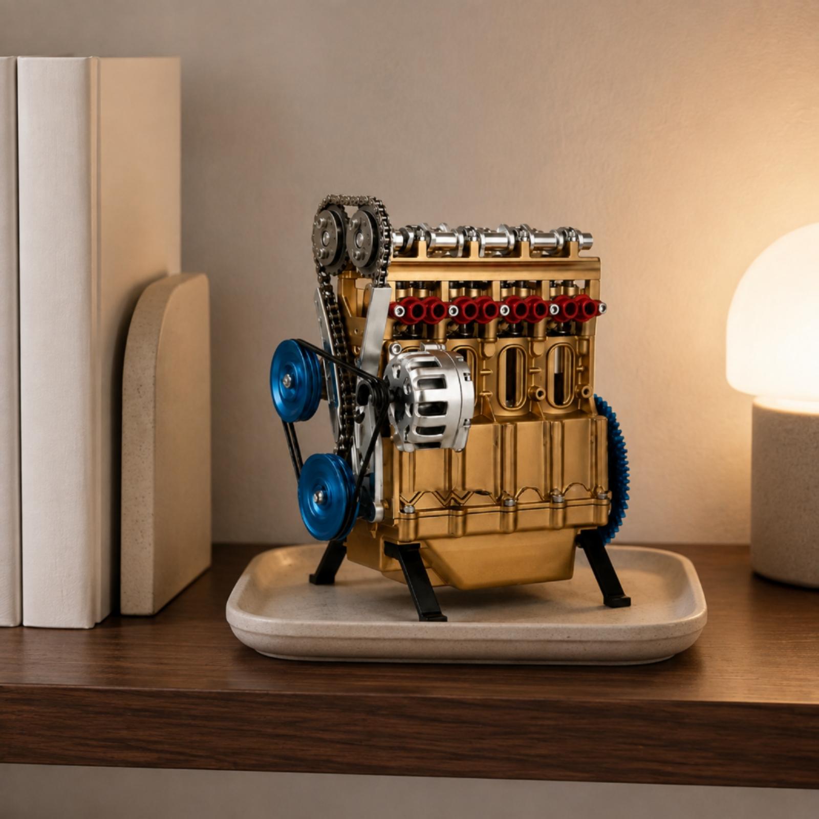 Vintage Style Engine Figurine  - Resin Craft Workshop ulasan dan harga
