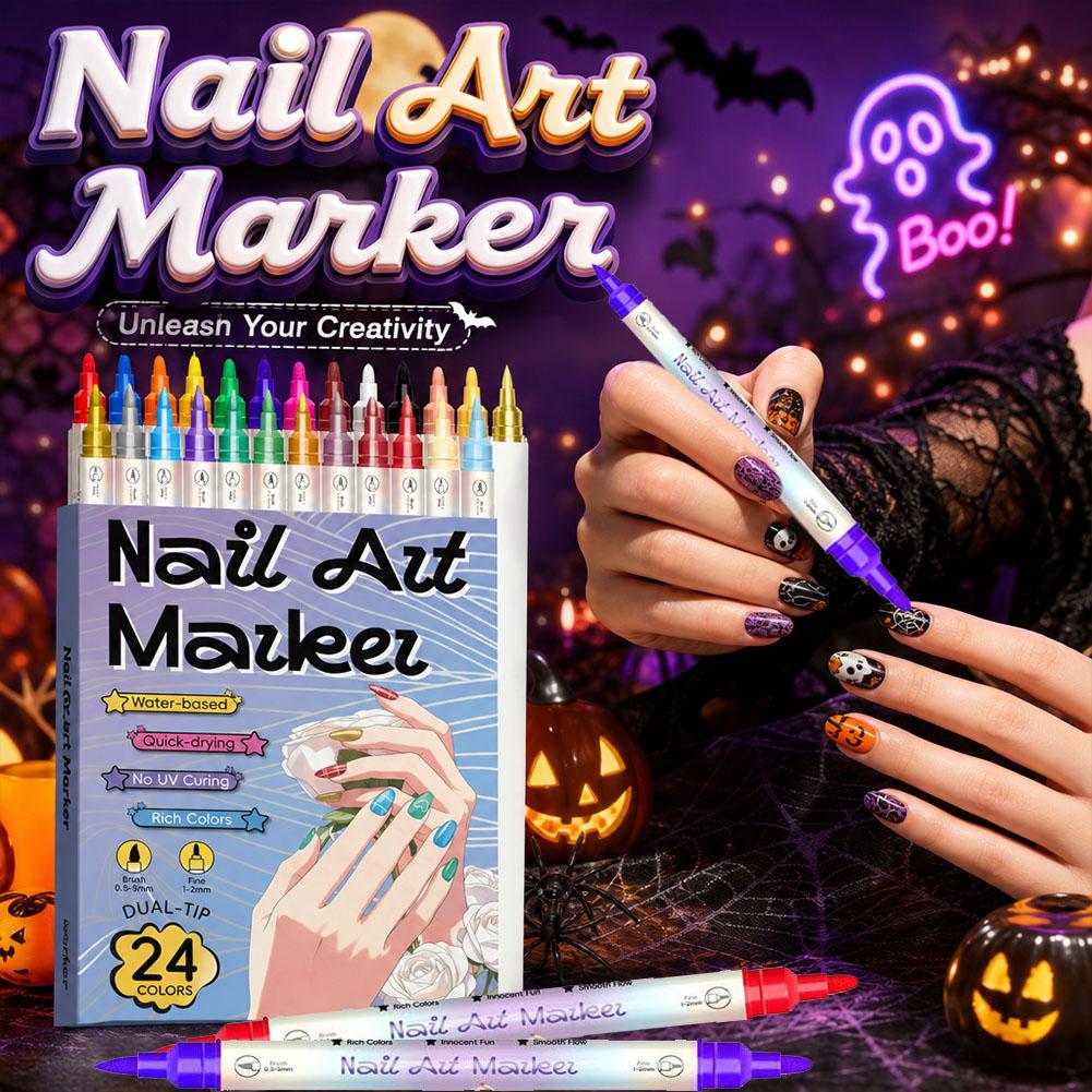 12/24 Colors Dual Tip Nail Art - Copic Marker Sketch ulasan dan harga