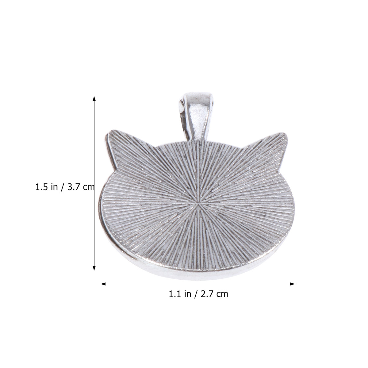 10Pcs Cat Ear Bezel Pendant Tr - Resin Jewelry Kit ulasan dan harga