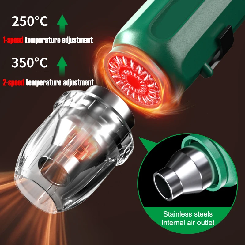 350W 2 Gears Hot Air Gun Mini  - Heat Gun Small ulasan dan harga