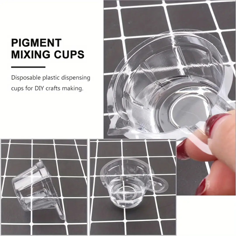120Transparent Plastic Resin M - Mixing Cup Silicone ulasan dan harga