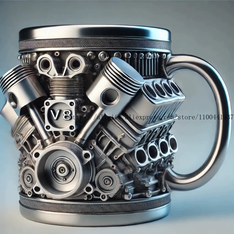 V8 Engine Cup Creative V6 Moto - Resin Craft Ideas ulasan dan harga